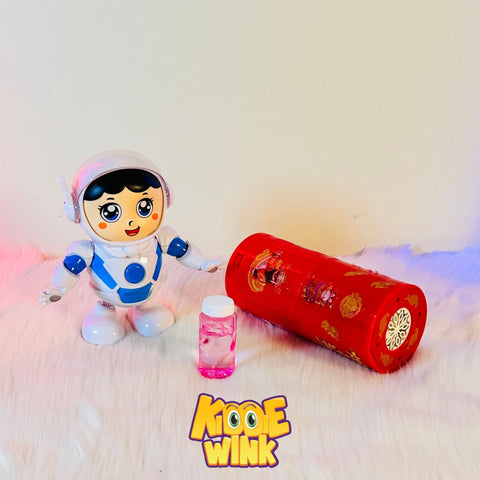 Dancing Astronaut Boy & Firework Bubble Machine Pack - KiddieWink - Gifts They'll Love