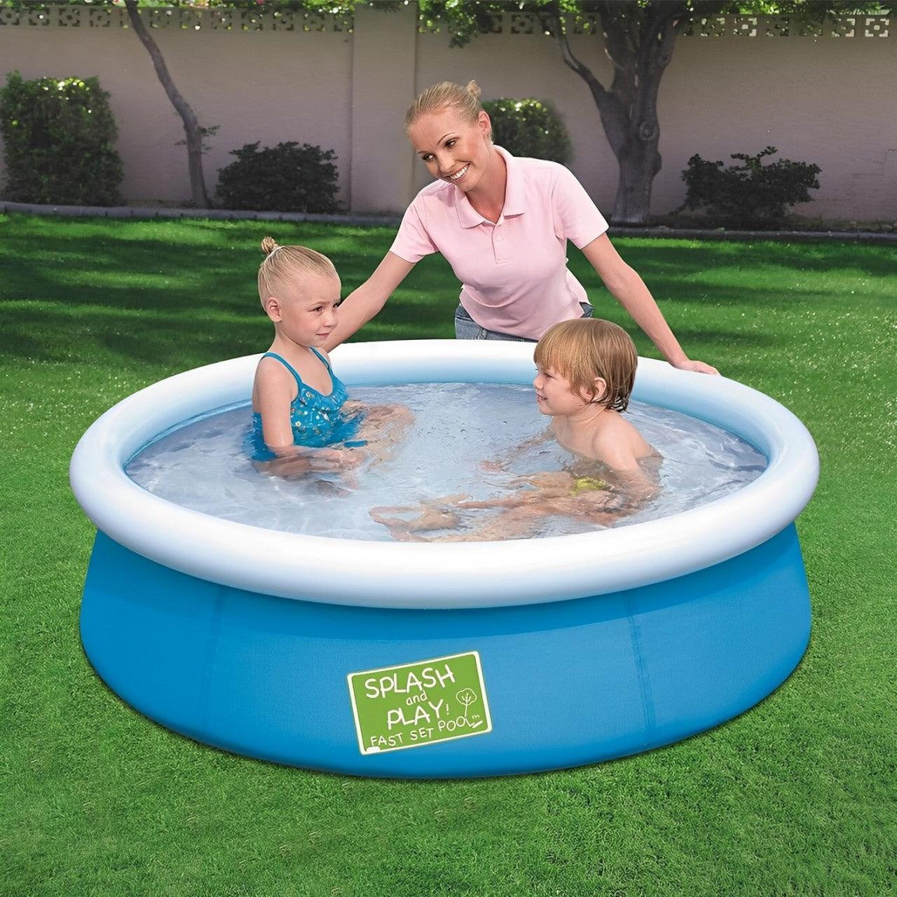 KiddieWink™ Inflatable Round Easy Swimming Pool (1.52m x 38cm) For Kids - KiddieWink - Gifts They'll Love