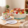 42 Pcs Birthday Cake Cutting Pretend Play Set for Kids