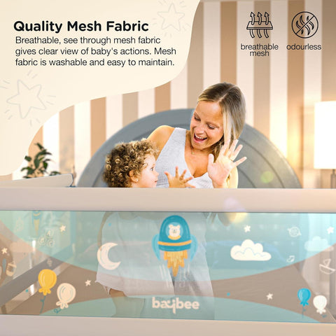 Portable Safety Bed Rail Guard Barrier for Baby