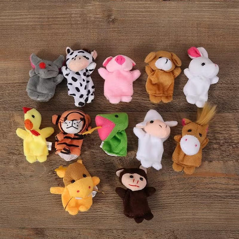 Fun Animal Finger Puppets Educational Play Set