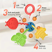 Floral Sensory Pull String Toy