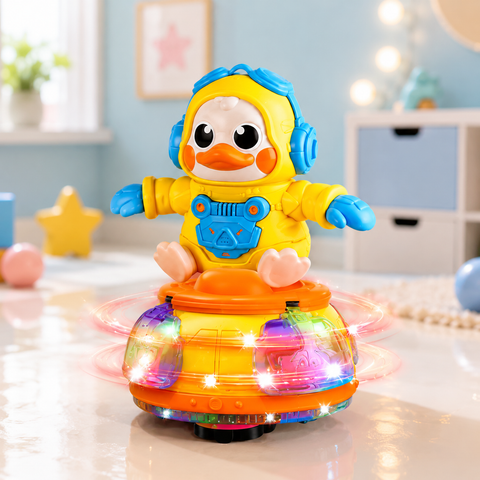 Interactive Duck Rotating Ferris Light & Music Toy