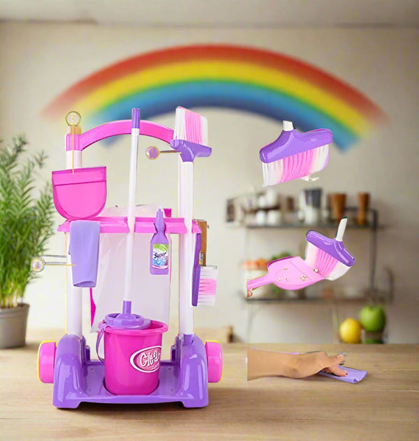 Babyfit Little Helper Pretend Play Housekeeping Cleaning Set Toy for Kids - 10 Pieces