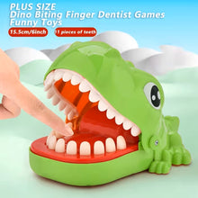 Green Hilarious Dinosaur Finger Biting Toy For Kids