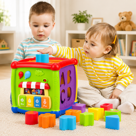 Huanger Fancy Cube Early Learning & Musical Activity Toy