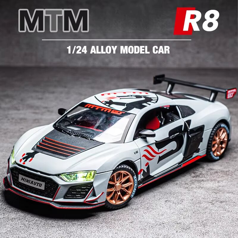 Diecast Model Officially Licensed Audi R8 1/24 – image 3 – KiddieWink
