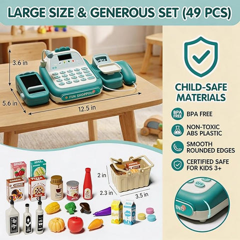 Multifunctional Master Cash Register Toy