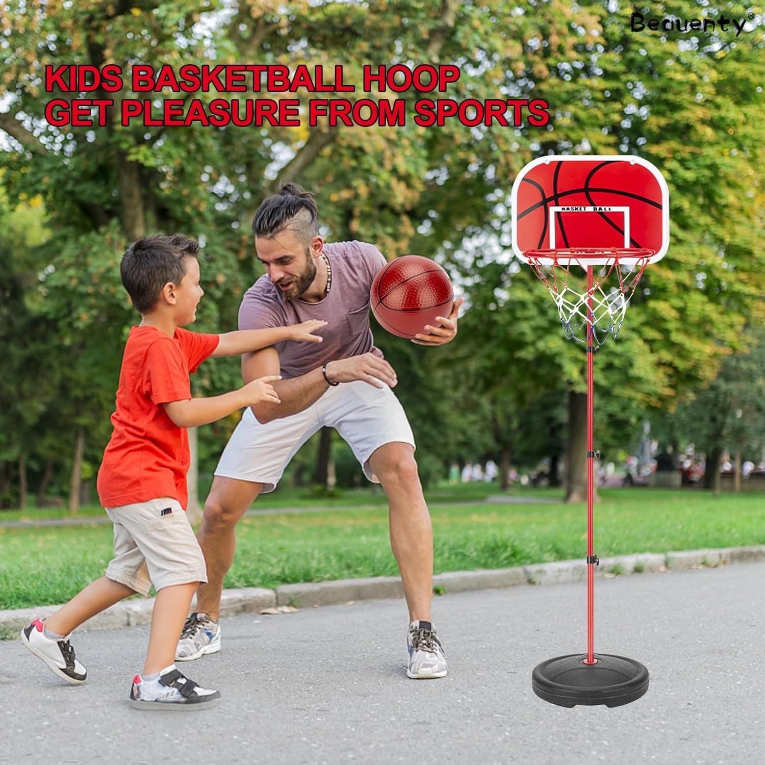 Children's Height Adjustable Basketball Stand Indoor Activity Toy - KiddieWink - Gifts They'll Love