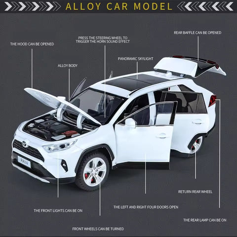 Diecast Model RC Toyota Rav4 1/24 - KiddieWink - Gifts They'll Love
