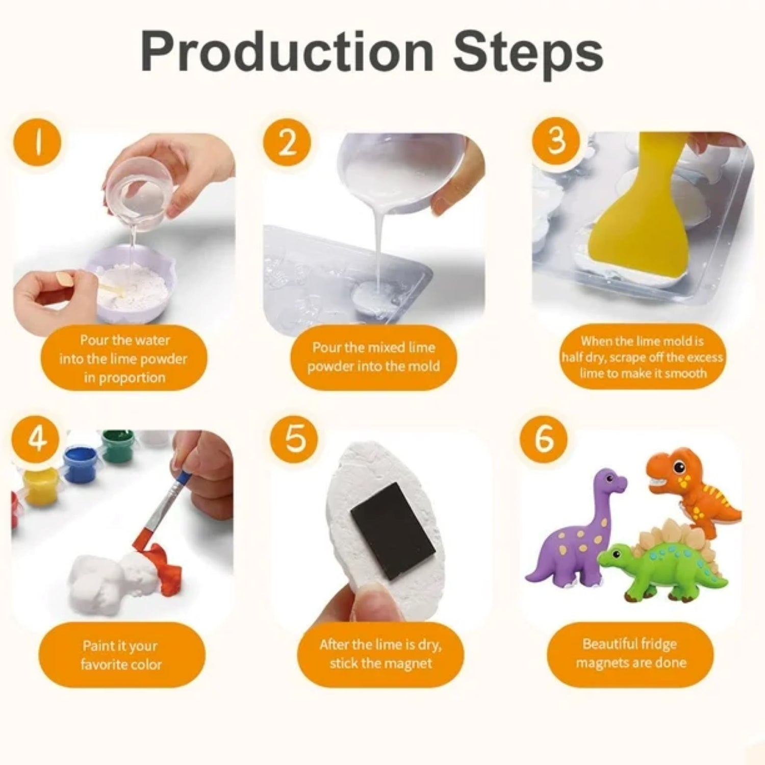Mould & Paint DIY Plaster Toy Kit – Creative Arts & Crafts for Kids - KiddieWink - Gifts They'll Love