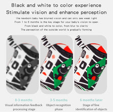 High Contrast Black & White Baby Rattle Toy