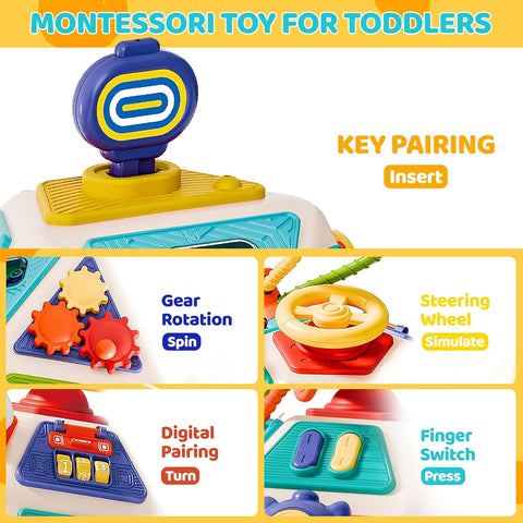 22-in-1 Baby Sensory & Learning Activity Cube