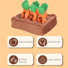 Adorable Soft Carrot Harvest Plush Toy - KiddieWink - Gifts They'll Love