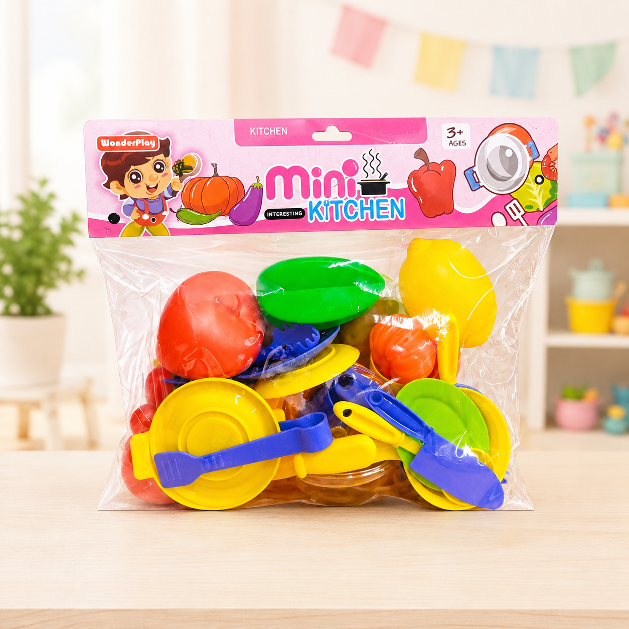 Little Chef Mini Kitchen Cooking Play Set