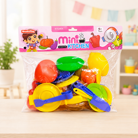 Little Chef Mini Kitchen Cooking Play Set