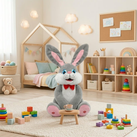 Happy Hops Rabbit Plush Toy for Kids (30 CM)