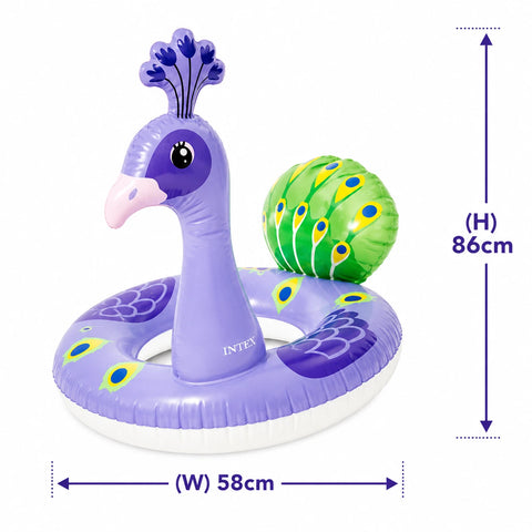 Intex Peacock Kids Inflatable Pool Float