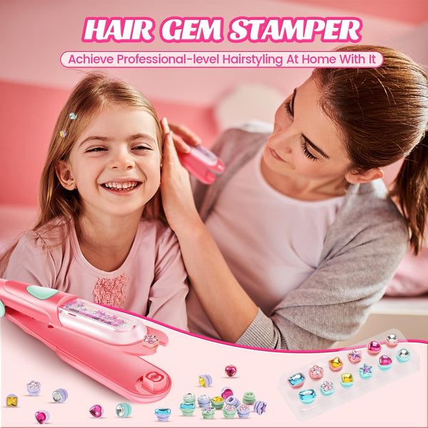 Hair Gem Stamper Kit For Girls