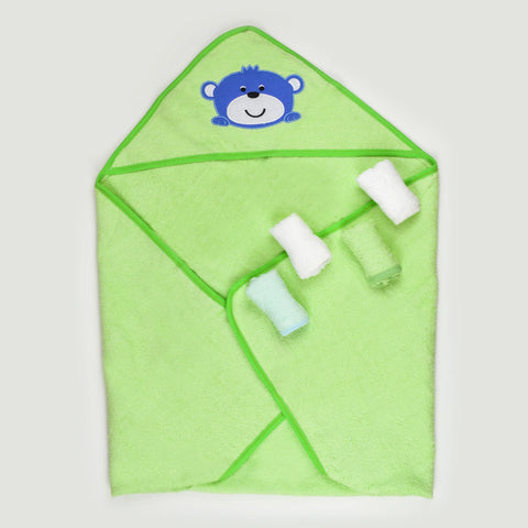 Ultra Soft Hooded Bath Towel Set For Toddlers - KiddieWink - Gifts They'll Love