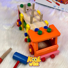 Assemble Wooden Bus & Hungry Frog Game Pack