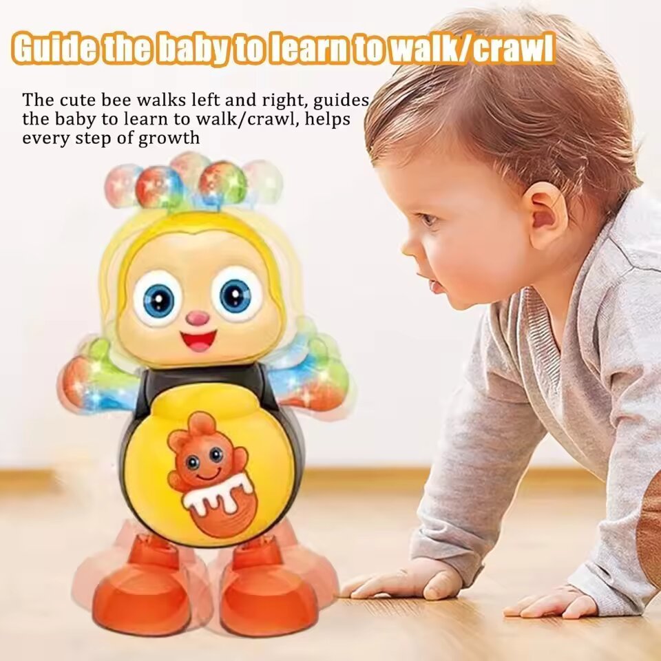 Lightning & Musical Cute Bee Toys For Kids - KiddieWink - Gifts They'll Love