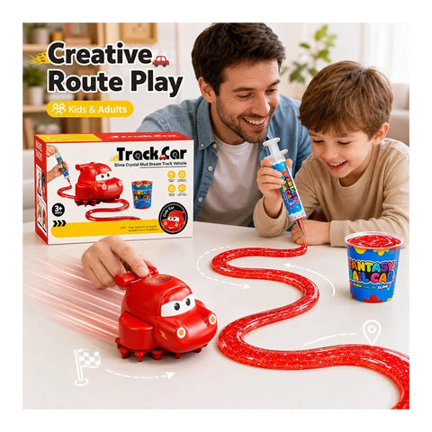 DIY Slime Track Automatic Race Car
