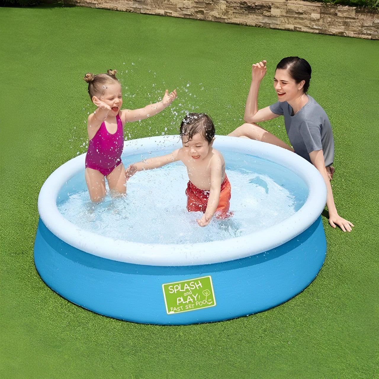 KiddieWink™ Inflatable Round Easy Swimming Pool (1.52m x 38cm) For Kids - KiddieWink - Gifts They'll Love