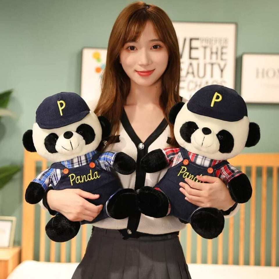 Cute Dressed-Up Panda Plush Toy For Kids – image 6 – KiddieWink