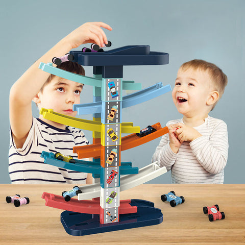 4-Level Car Ramp Racer Track Set