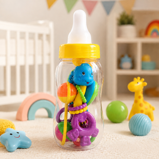 Happy Little Joy Baby Rattle Bottle