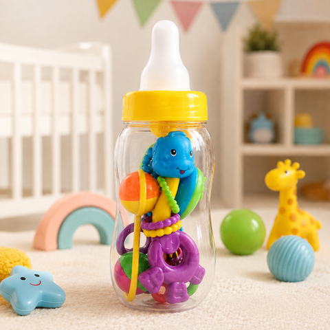 Happy Little Joy Baby Rattle Bottle