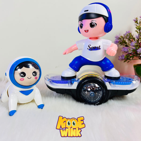 Musical Crawling Doll & Musical Skate Boy Toys For Kids