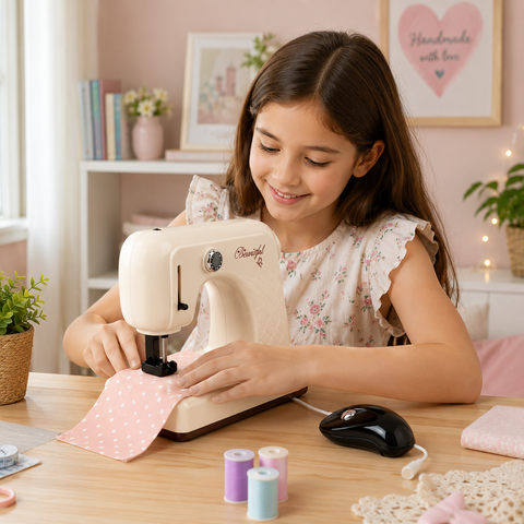 Mini Home Appiliance Sewing Machine For Girls