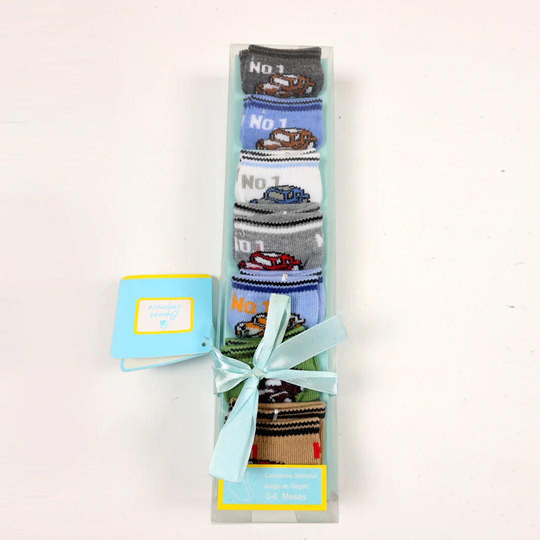 Toddler Soft Fabric Socks Pack Of 7 - KiddieWink - Gifts They'll Love