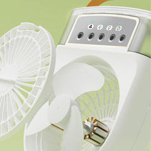 Portable Mini Electric LED Humidifier Cooling Fan