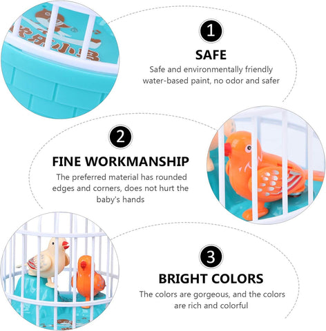 Mini Birdcage Musical Light &  Bird toy