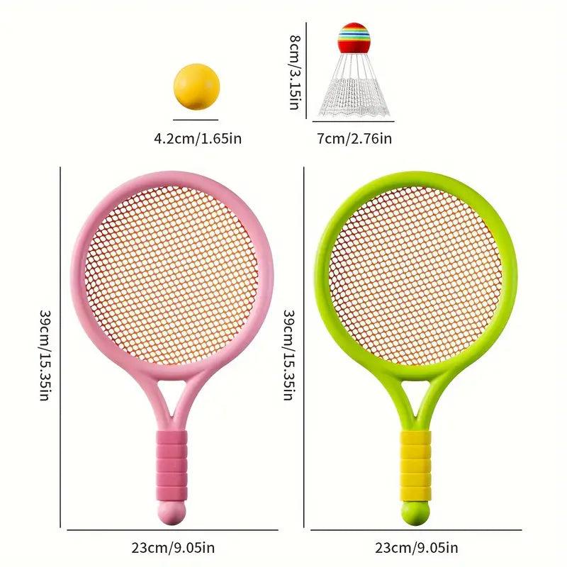Soft Tennis Badminton Set ( 2 Rackets ) - KiddieWink - Gifts They'll Love