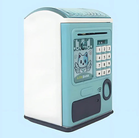Kids Mini ATM Money Bank With Fingerprint