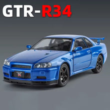 Diecast Model Nissan Skyline GTR R34 1/24