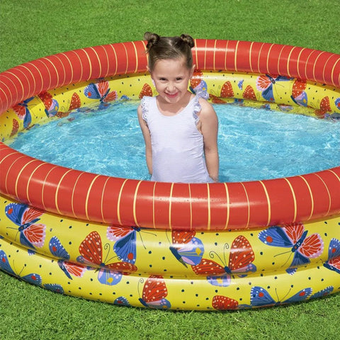 KiddieWink™ Inflatable Butterflies Theme Swimming Pool (1.68m x 39cm) For Kids - KiddieWink - Gifts They'll Love