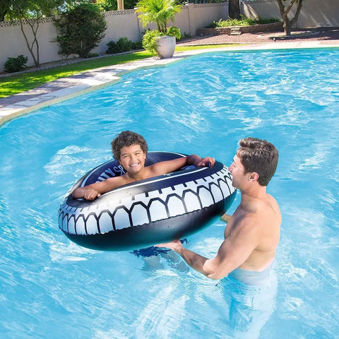 Inflatable Tyre Shaped Pool Tube For Kids