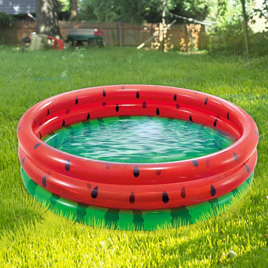 KiddieWink™ Inflatable Watermelon Swimming Pool (1.68cm x 38cm) For Kids - KiddieWink - Gifts They'll Love