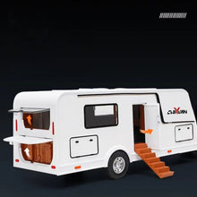 Diecast Model Toyota Land Cruiser LC300 Trailer Camping RV 1/32