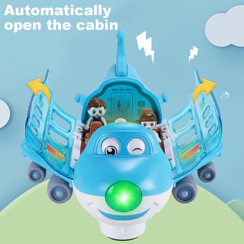 360° Rotating Gear Airplane & Music Telephone Car For Kids - KiddieWink - Gifts They'll Love