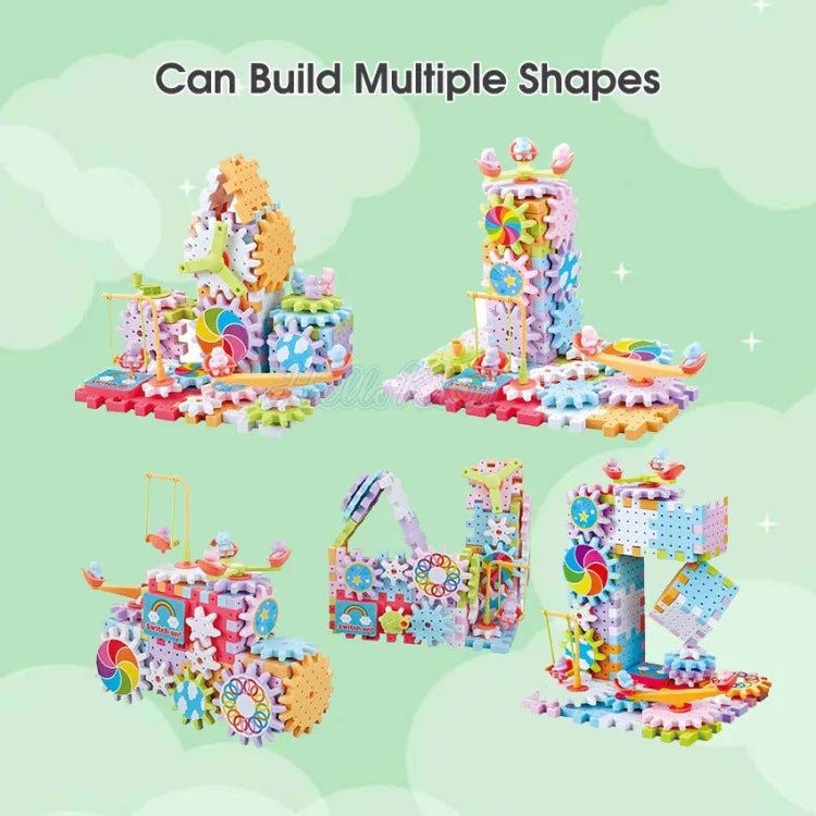 Electric Gear Building Blocks Toy For Kids - KiddieWink - Gifts They'll Love