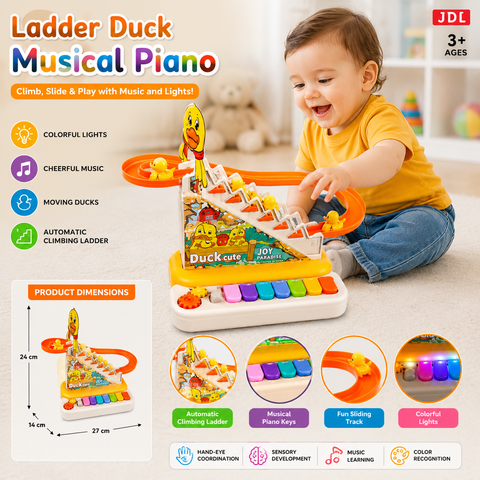 Magic Climbing Duck Musical Piano Toy