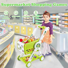 31 Pcs Supermarket Shopping Trolley Cart Toy