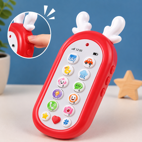 Interactive Light & Sound Learning Phone Toy