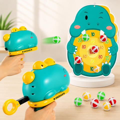 Dinosaur Sticky Ball Target Shooting Game for Kids